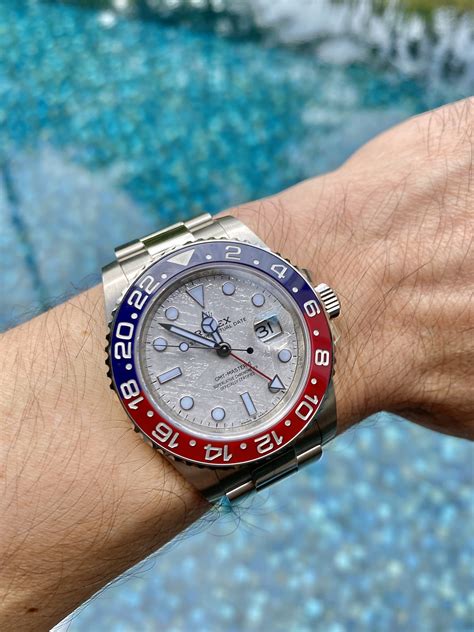 rolex gmt pepsi replica|rolex gmt master 2 meteorite.